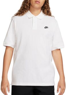 Nike Essential Pique Polo Shirt Wit/Zwart Nike , White , Heren - 2Xl,Xl,L,M,3Xl