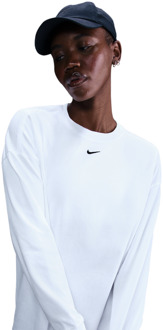 Nike Essential T-shirts Dames - Wit - Maat 40 - Katoen Jersey White