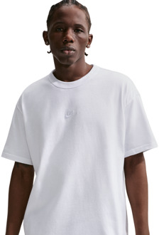 Nike Essential T-shirts Heren - Wit - Maat S - Katoen Jersey White