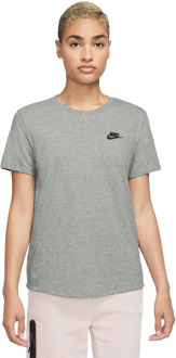 Nike essentials icon futura shirt grijs dames dames - L
