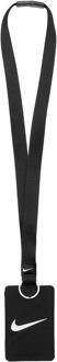 Nike Essentieel Logosleutelkoord (Zwart) - One Size