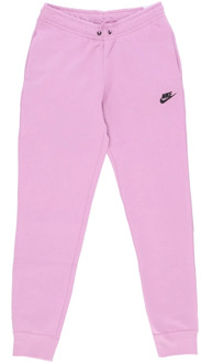 Nike Essentiële Fleece Sweatpants voor Dames Nike , Purple , Dames - L,M