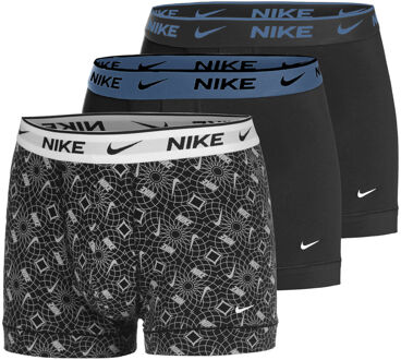 Nike Everyday Cotton Sretch Boxershort Verpakking 3 Stuks Heren veelkleurig - L