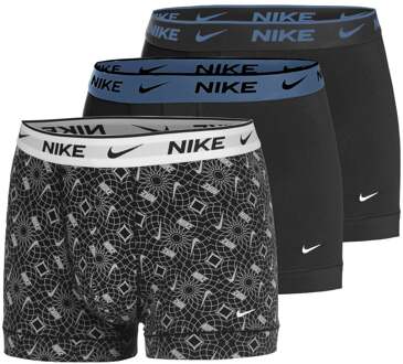 Nike Everyday Cotton Sretch Boxershort Verpakking 3 Stuks Heren veelkleurig - M