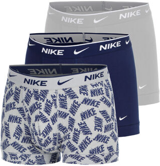 Nike Everyday Cotton Stretch Boxershort Heren-Grijs,Veelkleurig - M
