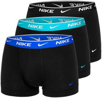 Nike Everyday Cotton Stretch Trunk Boxershort Verpakking 3 Stuks Heren veelkleurig - L