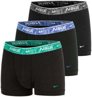 Nike Everyday Cotton Stretch Trunk Boxershort Verpakking 3 Stuks Heren veelkleurig - M,L