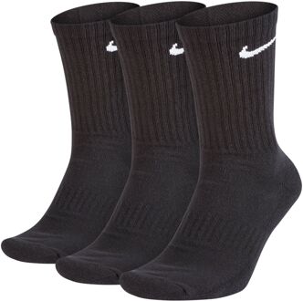 Nike Everyday Crew Sokken Sokken - Maat 46-50 - zwart/wit