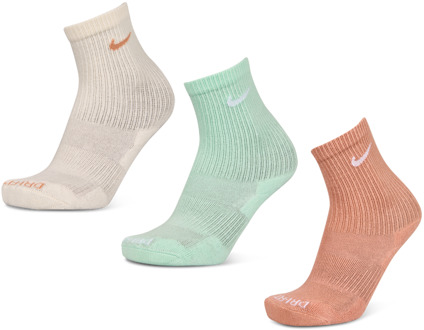 Nike Everyday Cushioned Crew 3 Pack Sokken Unisex - Groen - Maat 38 - 42 Green