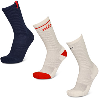 Nike Everyday Cushioned Crew 3 Pack Sokken Unisex - Oranje - Maat 42 - 46 Orange