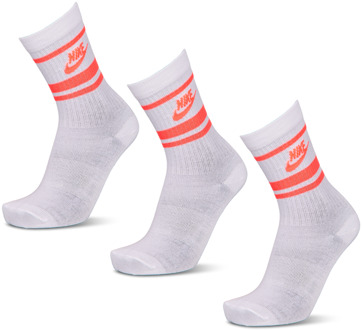 Nike Everyday Cushioned Crew 3 Pack Sokken Unisex - Wit - Maat 38 - 42 White