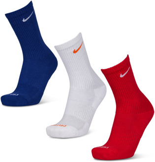 Nike Everyday Cushioned Crew 3 Pack Sokken Unisex - Wit - Maat 42 - 46 White