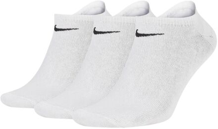 Nike Everyday Lightweight Ankle Sokken Sokken - Maat 34-38 - Unisex - wit/zwart