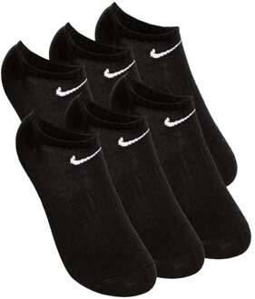 Nike Everyday Lightweight Tennissokken Verpakking 6 Stuks zwart - 38-42,42-46