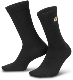 Nike Everyday + Cushioned Crew Sokken Unisex - Zwart - Maat 38 - 42 Black