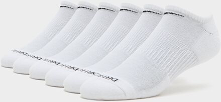 Nike Everyday Plus Cushioned No Show Socks (6 Pack), wit - M