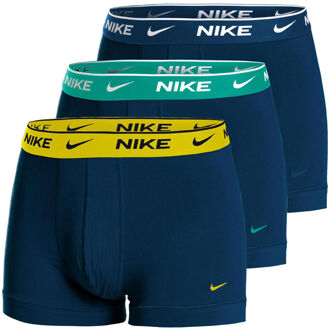 Nike Everyday Stretch Trunk Boxershort Verpakking 3 stuks Heren rood - S,M,L