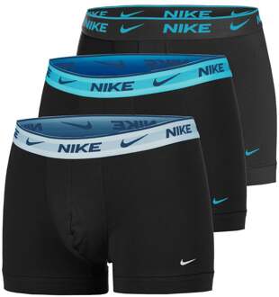 Nike Everyday Stretch Trunk Boxershort Verpakking 3 stuks Heren zwart - M