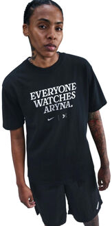 Nike Everyone Watches Dames's Sport  Aryna Sabalenka T-shirt Dames-zwart - S,M,L,XXL