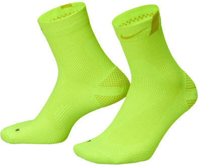 Nike Fast Lightweight Mid Crew Sok geel - XL