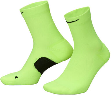 Nike Fast Midweight Mid Crew Sok groen - 34-38