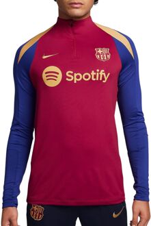 Nike FC Barcelona Strike Trainingssweater Heren rood - blauw - goud - XL
