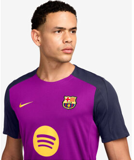 Nike fcb m nk df strk ss top k trainingshirt replica voetbal - Paars - L