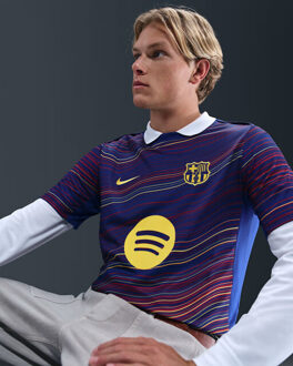 Nike fcb mnk df acdpr ss top k hmpm trainingshirt replica voetbal - Blauw - XS