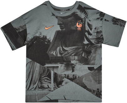 Nike Fff Aop T-shirts Kinder - Grijs - Maat 122 - 128 CM - Poly Jersey Grey