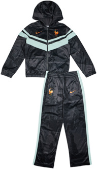 Nike Fff Df Ts Trainingspakken Kinder - Grijs - Maat 137 - 147 CM - Poly Woven Grey