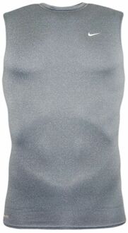 Nike Fit Pro Vent Crew Neck Mouwloos Grijs Heren Compressie Top 128928 075