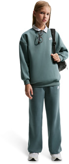 Nike fleece Broeken Kinder - Grijs - Maat 128 - 137 CM - Katoen Jersey Grey