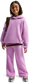 Nike fleece Broeken Kinder - Paars - Maat 137 - 147 CM - Katoen Jersey Purple