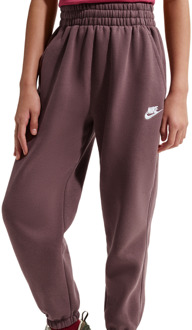 Nike fleece Broeken Kinder - Paars - Maat 158 - 170 CM - Katoen Jersey Purple