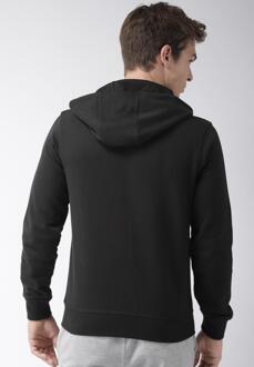 Nike Fleece Heren Zip Through Club Swoosh Hoodie In Zwart - M