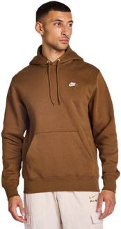 Nike fleece Hoodies Heren - Bruin - Maat S Brown