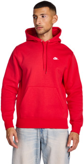 Nike fleece Hoodies Heren - Rood - Maat M Red