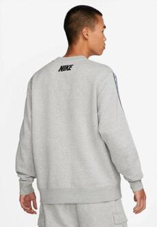 Nike Fleece Sportswear heren trainingspak met ronde hals in grijs - maat