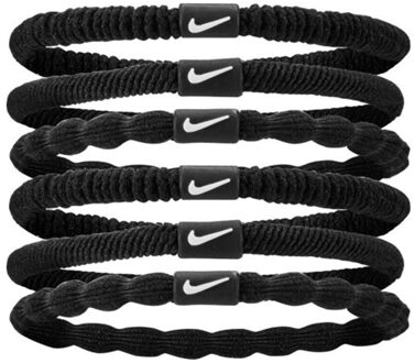 Nike Flex Haarbandjes (Set van 6) (Zwart)