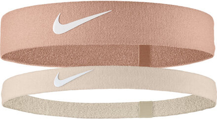 Nike Flex Headband 2-Pack beige - ONE-SIZE