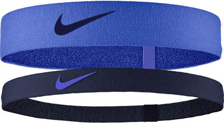 Nike Flex Headband 2-Pack blauw - ONE-SIZE