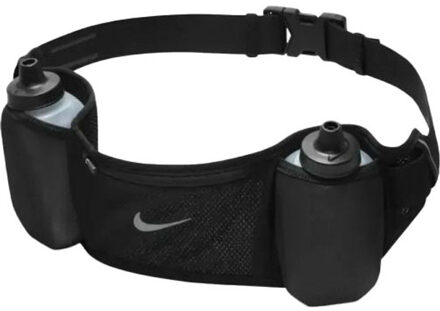 Nike Flex Stride Bottle Belt 2x355ML zwart - ONE-SIZE