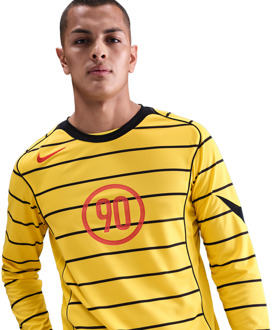 Nike Football T-shirts Heren - Geel - Maat S - Katoen Jersey Yellow