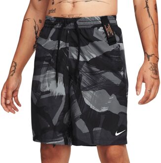 Nike Form Camo Mens Dri-FIT sportshort heren Zwart dessin