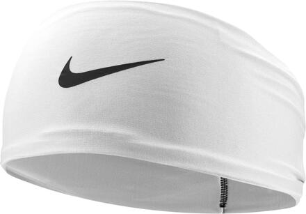 Nike Fury Classic Brede Dri-FIT Hoofdband (Wit) - maat