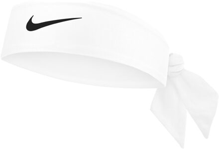 Nike Fury Classic Dri-FIT Verstelbare Haarband (Wit) - One Size