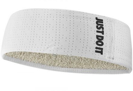 Nike Fury Hoofdband (Wit) - One Size