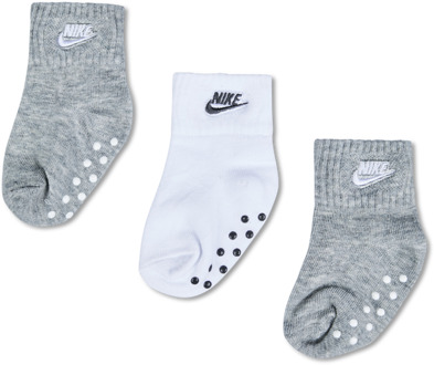 Nike Futura Infant Sokken Unisex - Grijs - Maat 1 - 2 YEARS - Katoen Grey