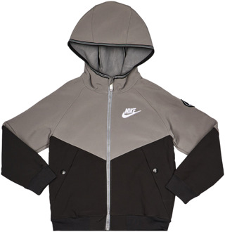 Nike Futura Softshell Jassen Peuter - Grijs - Maat 110 - 116 CM - Poly Woven Grey