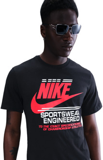 Nike Futura T-shirts Heren - Zwart - Maat M Black